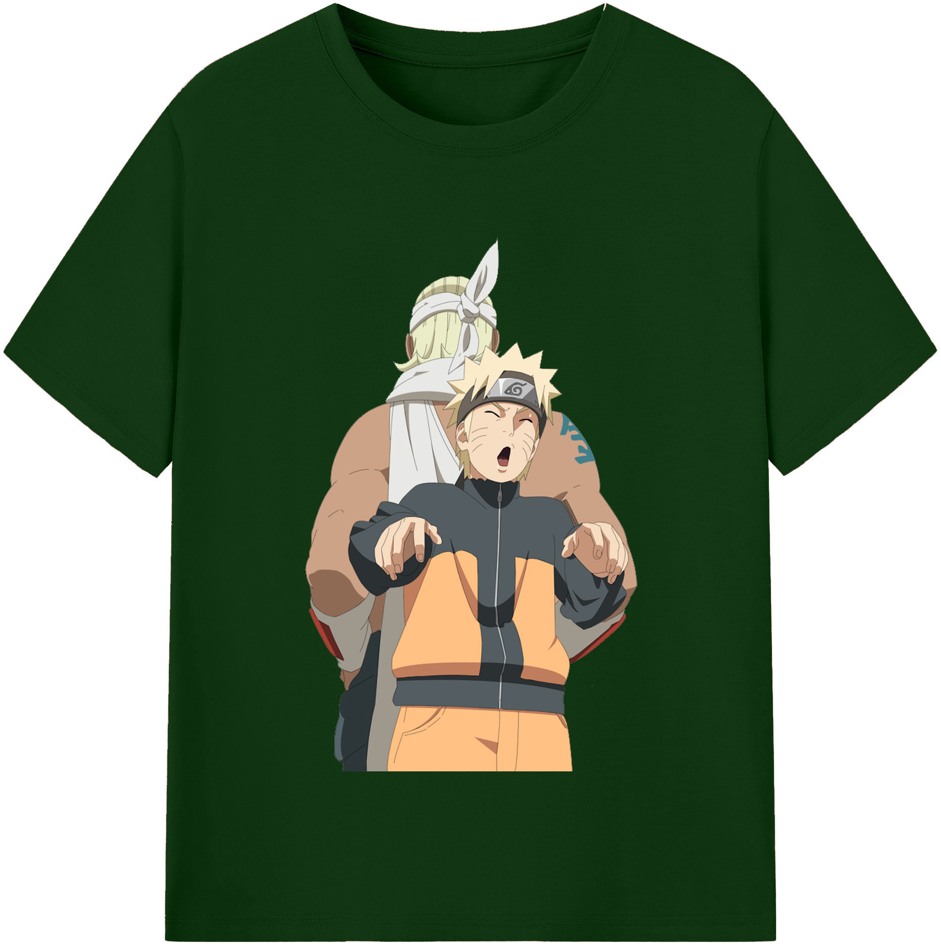 （画像用） NARUTO -ナルト- うずまき ナルト Uzumaki Naruto 綿100％半袖Tシャツ（フロントプリント）